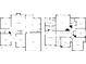 Detailed floor plan showcasing the layout of both floors of the house at 2479 N Legacy Park Blvd, Fort Mill, SC 29707