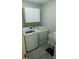Efficient laundry room with modern washer, dryer, and storage at 3273 16Th Ne St, Hickory, NC 28601