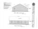 Architectural drawing showing side and rear elevation of the home with construction notes at 63 Cornerstone Dr, Taylorsville, NC 28681