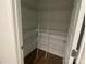 Walk-in pantry with multiple shelves, offering ample storage space for groceries and kitchen essentials at 9108 Dulwich Dr # Ken0074, Charlotte, NC 28215
