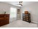 This bedroom is brightened by natural light and has two antique dressers at 1028 Pocono Pl, Newton, NC 28658