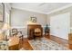 Cozy office space with wood floors, a ceiling fan, and traditional decor at 1302 Warrington Pl, Rock Hill, SC 29732