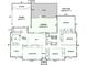 Detailed floor plan showcasing the layout, including bedrooms, living areas, and garage at 1304 5Th Street Nw Cir, Hickory, NC 28601