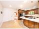Bright kitchen with stainless steel appliances, an island, and views into other rooms at 1304 5Th Street Nw Cir, Hickory, NC 28601