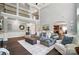 Expansive living room featuring a view of the second floor at 16229 Loch Raven Rd, Huntersville, NC 28078