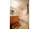 Bathroom featuring a single sink, ample counter space, and tub and shower at 16525 Kettlewell Ln, Charlotte, NC 28277