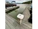 Dock view showcasing waterfront access with boat, platform, and calm water at 1720 Mountain Park Dr, Charlotte, NC 28214