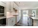 Modern kitchen featuring white cabinets, stainless steel appliances, and a gas cooktop at 2227 Caravan Ln # 43, Denver, NC 28164