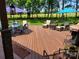 Spacious outdoor deck with ample seating, perfect for entertaining and enjoying the scenic surroundings at 2777 Old South Nw Ct, Concord, NC 28027