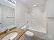 Bright bathroom with granite countertops and a shower-tub combination at 3104 Doncaster Dr, Rock Hill, SC 29732