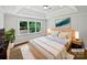 Cozy staged bedroom with a large window and ample natural light at 3104 Doncaster Dr, Rock Hill, SC 29732
