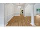 Spacious dining room featuring hardwood floors, modern lighting, and elegant architectural details at 3104 Doncaster Dr, Rock Hill, SC 29732