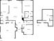 Detailed floor plan showcasing the layout of the home, including the living spaces and bedrooms at 3104 Doncaster Dr, Rock Hill, SC 29732
