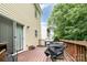 Outdoor deck ideal for relaxation and grilling, with lush greenery surroundings at 3236 Wicklow Ln, Clover, SC 29710