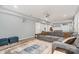 Cozy basement living area with a comfortable sectional sofa and entertainment options at 3236 Wicklow Ln, Clover, SC 29710