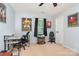 Comfortable bedroom featuring a desk, neutral carpet, and natural light at 3236 Wicklow Ln, Clover, SC 29710