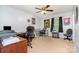 Office with ceiling fan, desk, office chairs, and lots of open floor space at 3236 Wicklow Ln, Clover, SC 29710