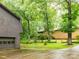 Beautiful backyard view with a glimpse of the main house, offering a serene outdoor space at 5109 Goldcrest Dr, Indian Trail, NC 28079