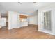 Open-concept living and kitchen area with hardwood floors and ample space at 6203 Rosecroft Dr, Charlotte, NC 28215