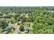 An aerial view displays single Gathering homes surrounded by lush greenery and mature trees in a neighborhood setting at 798 Wilson St, China Grove, NC 28023
