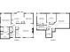 Detailed two-story floor plan showcasing the layout of bedrooms, bathrooms, kitchen, living room, and Gathering room at 8906 Pickering Grove Ln, Charlotte, NC 28216