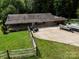 Aerial view showing the property's expansive yard, convenient parking, and beautiful surroundings at 10672 Barberville Rd, Fort Mill, SC 29707