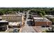 Aerial view of the city's main street with shops and restaurants at 108 Forrester Ave, Belmont, NC 28012