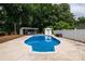 Inviting in-ground pool with adjacent bar and deck offers a private outdoor retreat at 1197 Fincher Rd, Fort Lawn, SC 29714