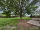 Expansive backyard featuring lush green grass, mature trees, and a classic wood fence at 1224 Bethlehem Rd, Kings Mountain, NC 28086