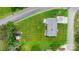 Aerial view showcases the property's layout and spacious green lot at 1266 18Th Ne St, Hickory, NC 28601