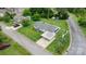 Aerial view of property showing carport, shed, landscaping, and surrounding neighborhood at 1266 18Th Ne St, Hickory, NC 28601