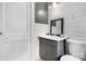 Clean and functional bathroom with modern fixtures and white accents at 1266 18Th Ne St, Hickory, NC 28601