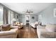 Inviting living room featuring hardwood floors, neutral decor, and ample seating at 1266 18Th Ne St, Hickory, NC 28601