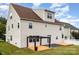 Spacious backyard with a pergola and two wood decks, perfect for outdoor entertaining at 13305 Mallard Landing Rd, Charlotte, NC 28278