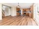 Spacious eat-in kitchen with stainless appliances, wood cabinets, and french doors at 13305 Mallard Landing Rd, Charlotte, NC 28278
