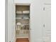 Bright closet with shelving for easy organization and additional storage at 200 Sweet Briar Dr, Fort Mill, SC 29707
