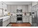 Well-equipped kitchen featuring stainless steel appliances and ample cabinet space at 2146 Marwood Ln, Albemarle, NC 28001