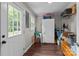 Functional utility room with lots of storage and backyard access at 2146 Marwood Ln, Albemarle, NC 28001
