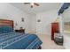 Bright and inviting bedroom featuring a full-sized bed and ample closet space at 2705 Enon Church Rd, Salisbury, NC 28147
