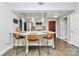 Updated kitchen boasts bar seating, granite countertops, and stainless steel appliances at 300 W 5Th St # 003, Charlotte, NC 28202