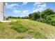 View of the grassy backyard featuring a fence and trees at 3077 Light Ridge Sw Ct, Concord, NC 28027