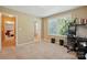 Bedroom featuring a built-in desk and great natural light at 3106 Crosswind Dr, Fort Mill, SC 29707