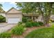 Charming home with a well-maintained lawn, mature landscaping, and a cozy front porch at 6533 Derby Nw Ln, Concord, NC 28027