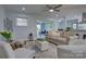 Cozy living room showcases stylish furniture and an open layout perfect for entertaining at 8607 Larchmont Cir, Charlotte, NC 28214