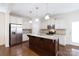 Modern kitchen with granite countertops, stainless steel appliances, and kitchen island at 1148 Bannockburn Ave, Rock Hill, SC 29732