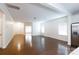 Open-concept living area featuring a kitchen, stainless steel appliances and hardwood floors at 1148 Bannockburn Ave, Rock Hill, SC 29732
