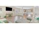 Open-concept living room with hardwood floors and plenty of natural light at 1219 Century Dr, Clover, SC 29710