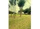 Spacious front yard featuring mature trees and a well-maintained lawn in a serene, suburban setting at 145 Honeycutt Rd, Salisbury, NC 28144