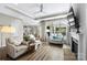 Spacious living room featuring hardwood floors, lots of light, and modern decor at 1712 Askern Ct, Waxhaw, NC 28173