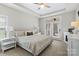 Main bedroom features carpet, a fireplace, and French doors to patio at 1712 Askern Ct, Waxhaw, NC 28173